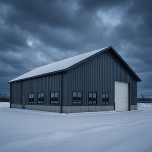 Structure en acier léger de haute qualité, charpente préfabriquée pour entrepôt et atelier, matériaux de construction avec services de soudage et de découpe - Product Image 2