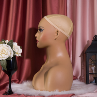 Tête de Mannequin Féminine en PVC Caoutchouc pour Coiffure Professionnelle, Vente en Gros