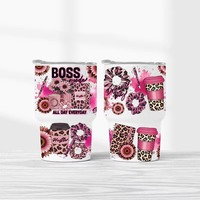 Autocollants personnalisés pour mini-gobelets de 3 oz, motifs mignons, transferts UV DTF pour tasses, transferts DTF pour mugs, motifs anime, transferts UV DTF pour gobelets de 16 oz, motifs dessin animé