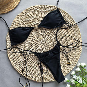 2025 Sexy costume da bagno donna costume da bagno donna Push up <span class=keywords><strong>Bikini</strong></span> Set costume da bagno perizoma <span class=keywords><strong>Micro</strong></span> <span class=keywords><strong>Bikini</strong></span> - Product Image 3