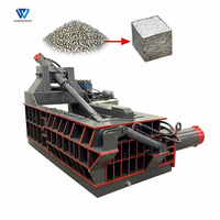 Machine de briquetage hydraulique pour métaux et presse à balles pour déchets de canettes, tout-en-un pour le recyclage du fer et de l'aluminium