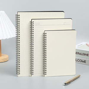 Giá trị cao bán buôn đơn giản A4/A5 Kích thước nhiệt ràng buộc máy tính xách tay xoắn ốc cuộn dây da cứng cho học sinh tiểu học học tập - Product Image 2