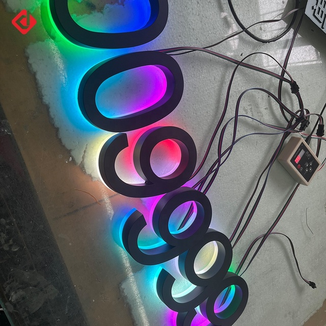 Factory Supplier RGB Outdoor Business LED Sign LED 3D Illuminated Letter Sign for Digital Signage and Displays Product