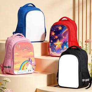 Mochila Sublimable en Blanco, Poliéster 600D, Directo de Fábrica, Panel de Impresión Desmontable, 4 Colores, Mochila Escolar - Product Image 1