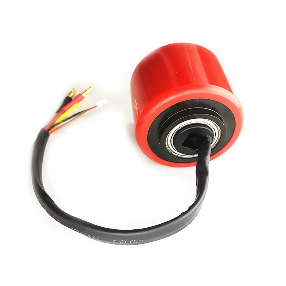 Maytech 500W hub motor 70mm 60KV skateboard wheel motor with hall sensor for DIY friction drive E-bike mobile robots