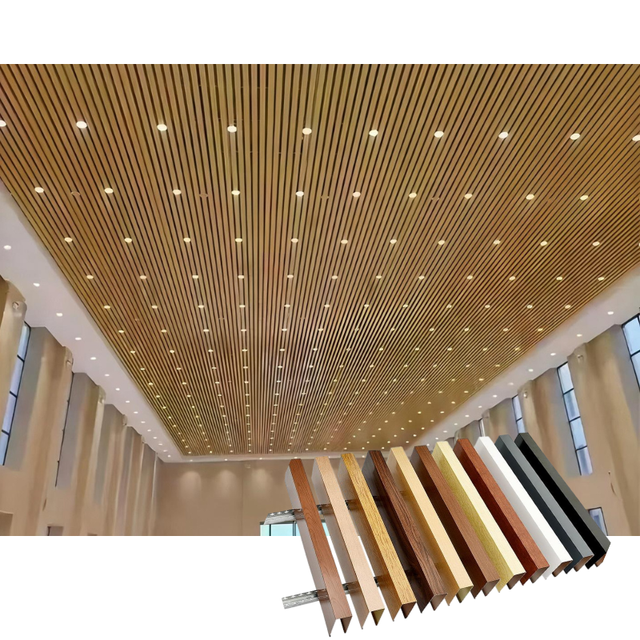 Factory-Direct Modern Square Ceiling Grid Aluminum Baffle Ceilings with Waterproof & Moisture-Proof Features