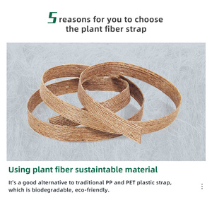 Fleje de Papel de Fibra Vegetal al por Mayor, Sin Contaminación, Plegable sin Roturas, Correa de Amarre para Carga Pesada, Embalaje Ecológico - Product Image 2
