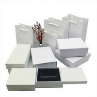 Boîte cadeau vide pour rouge à lèvres et parfum de marque D, sac fourre-tout cosmétique en carton gris estampé