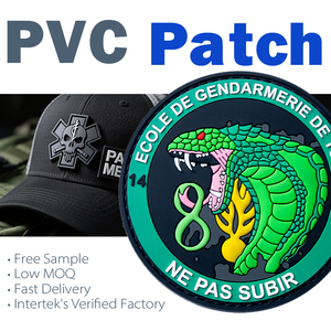 Custom <strong>Iron</strong> on Rubber Patches Tactical Badges Embossed 3D Logo Self-adhesive <strong>Velcroes</strong> for Hats - Product Image 2