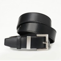 Ceinture en cuir pour femmes, pour jeans, robes, pantalons, ceinture élégante pour femmes avec boucle argentée