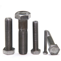 Baut Kepala Silinder Heksagonal Kelas 12.9 Baja Kekuatan Tinggi M3-M16 (DIN912) Panjang 20mm 2 Mur Lapisan Oksida Hitam