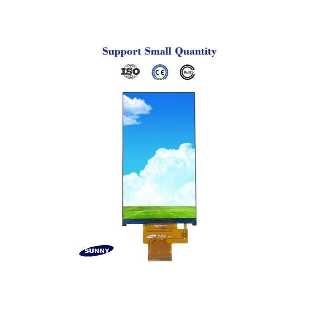 5.0 Inch IPS TFT LCD 480x854 RGB Interface 262K Colors Optical Bonded High Contrast Industrial Display Module