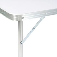 Table pliante d'extérieur, table de promotion d'entreprise simple et portable, table pliante en alliage d'aluminium pour pique-nique et promotion