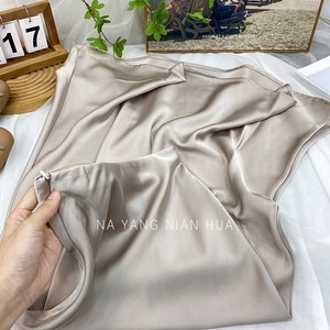 <span class=keywords><strong>Jupe</strong></span> longue en <span class=keywords><strong>satin</strong></span> bordeaux taille haute pour femme, coupe <span class=keywords><strong>crayon</strong></span> douce, style sirène, ligne A, mi-longue - Product Image 6