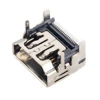 Conector Adaptador HDMI Compatible con USB de 19 Pines MUP-H20017 para DVD, TV, STB, Computadora, Carcasa de Cobre, Gran Venta en VNM