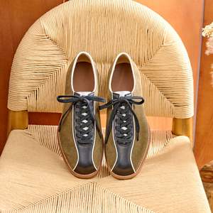 รองเท้าเดอร์บี้หนังกลับสไตล์อเมริกันย้อนยุคสำหรับผู้ชาย สไตล์ลำลองแบบอังกฤษสำหรับใส่เดินเล่นกลางแจ้ง - Product Image 3