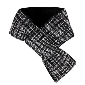 16 Years Factory Custom logo <strong>Tweed</strong> Tartan Plaid Neck Warmer for Women and Men Soft <strong>Scarf</strong> with Plush Lining - Product Image 4