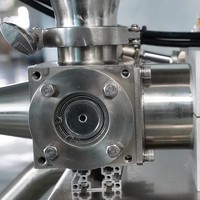 Machine de remplissage semi-automatique électrique à tête unique pour bouteilles en verre de sauces épaisses, remplisseuse de ketchup et de pâtes, avec trémie de mélange pour fûts chimiques
