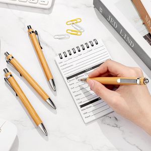 Wholesale Eco-Friendly 1.0mm Bamboo Ballpoint <b>Pen</b> Customized Logo 1.0mm Writing Width Metal Material for Promotion Advertising - Product Image 4