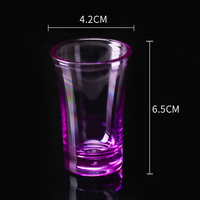 Verres à shot en plastique réutilisables de qualité supérieure, 40 ml, qualité alimentaire, sans BPA, transparents, pour whisky et liqueurs, sans MOQ, livraison rapide