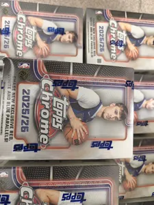 En stock, expédition immédiate : Boîte de rangement chromée 25-26 pour cartes de collection <span class=keywords><strong>NBA</strong></span> de stars de basketball, édition Hobby Value - Product Image 2