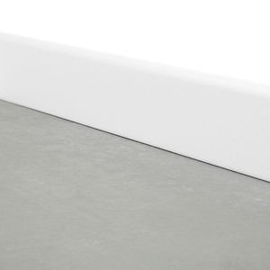 Battiscopa in Porcellana Bianca Opaca 8x60 Cm Spessore 9 Mm Bordi Irregolari - Product Image 6