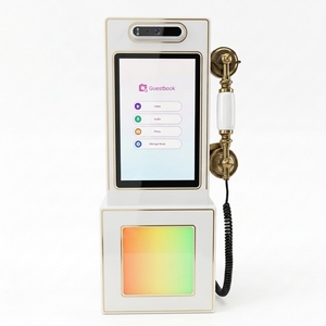 Téléphone vidéo tactile avec écran 10,1'' pour livre d'or vidéo et audio, haute résolution, prend en charge 8 langues avec 64 Go - Product Image 5