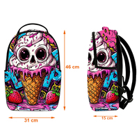Sac à dos rose personnalisé pour étudiants, idéal pour adolescents, lycéens, filles, sacs de loisirs et de voyage en plein air, style tendance