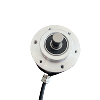 Encoder Rotary AB 2-Phase 600ppr 38mm Shaft 6mm Tegangan 24V 3806-100BM-G5-24C Incremental Diameter 38mm untuk Encoder