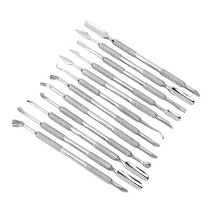 Russian Style Double Head Stainless Steel Nail Pusher Cuticle Remover Tool For Manicure - Product Image 5