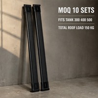 Cross Bar Roof Rack untuk Tank 300 400 500 4WD SUV, Rel Bagasi Aluminium untuk Camping dan Perjalanan Overland