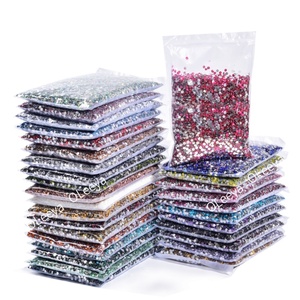 Oleeya Vente en gros de strass en résine non thermocollants, couleurs vives, 6mm, avec base en gelée, base argentée, base TRN, pour artisanat et bricolage - Product Image 2