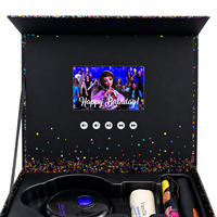 Boîte vidéo en papier ultra HD personnalisée OEM/ODM avec écran LCD pour coffrets cadeaux
