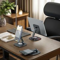 Support de téléphone et tablette en aluminium durable et abordable, pliable, pour appareils mobiles, iPad, pour achat en gros