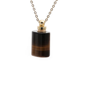 Pendentif en pierre naturelle pour flacon de parfum, collier d'aromathérapie, diffuseur d'huiles essentielles, médaillon pour femmes, <span class=keywords><strong>bijoux</strong></span> de yoga, cadeau - Product Image 3
