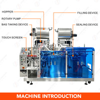 Machine d'emballage automatique pour sachets préformés Doypack, sauces, pâtes de sésame et liquides
