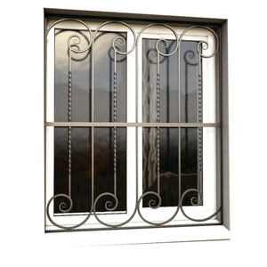 Ventana de acero guardias de seguridad ventana rejillas de hierro forjado ventana guardias - Product Image 4