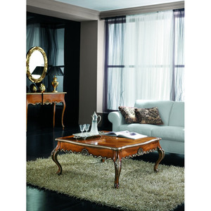 Tavolino barocco intagliato con cassetti Vintage classico salotto mobili casa tavolino Design - Product Image 1