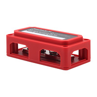 Nouvelle boîte de jonction de câbles rouge M8, spécification 300A, courant élevé 48V DC, pour barre omnibus RV, compatible OLIVER