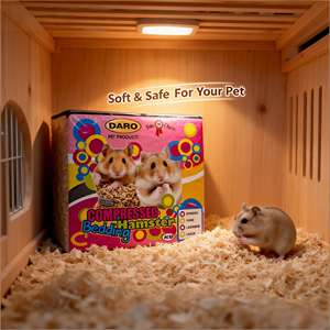 Dongnai PETS Eco-Friendly 100% Natural Pine Wood Flakes Dust-Free Extra <b>Odor</b> Control High <b>Absorbency</b> 1kg for Small Animals - Product Image 1