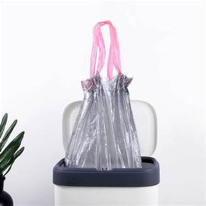 أكياس قمامة بلاستيكية قابلة للتحلل الحيوي وقابلة للحمل مع رباط، مقاومة للماء، متوفرة بالجملة - Product Image 6