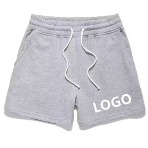 Shorts en <span class=keywords><strong>molleton</strong></span> 100% coton 280g avec entrejambe de 5 pouces pour hommes, broderie chenille personnalisée, streetwear, shorts pour hommes - Product Image 3