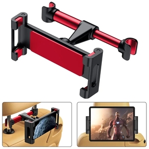 Support de <span class=keywords><strong>tablette</strong></span> et de téléphone portable pour siège arrière de voiture à rotation 360°, support extensible à clip, support de téléphone portable télescopique - Product Image 2