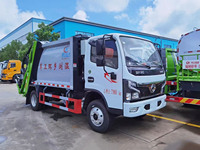 Camion Compacteur de Déchets 4x2 Direct Usine 8m³ – Camion de Collecte des Déchets Compacté pour l'Assainissement