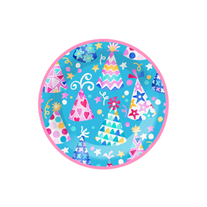 DAMAI - Juego de Vajilla Desechable Azul para Fiestas Infantiles con Diseño Personalizado, Platos, Servilletas y Vasos de Papel para Mesa de Fiesta - Product Image 4