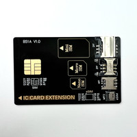 Adaptateur SIM intelligent 4-en-1 ADT : Activation et test prenant en charge les cartes Mini, Micro, Nano SIM/eSIM