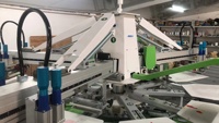 Máquina de serigrafía automática para camisetas de 4 colores y 10 estaciones, 2 unidades, 1 unidad