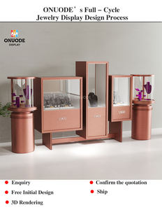 High Quality Stainless Steel Tempered Glass Jewelry Display Cabinet | Luxury <b>Watch</b> Showcase Counter LED Lights Customizable Size - Product Image 4