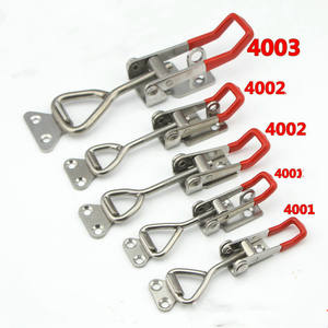 GH-4003 퀵 릴리즈 래치 타입 토글 클램프 아연 도금 탄소강 조절식 하드웨어 토글 클램프 래치 - Product Image 5