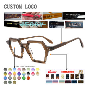 Optical Eyeglass Frames Plate Sheet Myopia Glasses Frames Custom OEM ODM Prescription <b>Eyewear</b> Frames for Optical Shop - Product Image 2